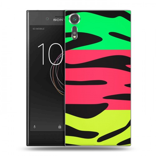 Дизайнерский пластиковый чехол для Sony Xperia XZs Узоры шкур