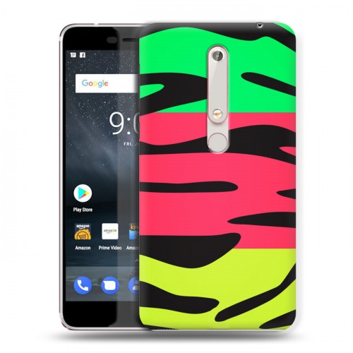 Дизайнерский пластиковый чехол для Nokia 6 (2018) Узоры шкур