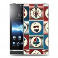 Дизайнерский пластиковый чехол для Sony Xperia S Лето на море