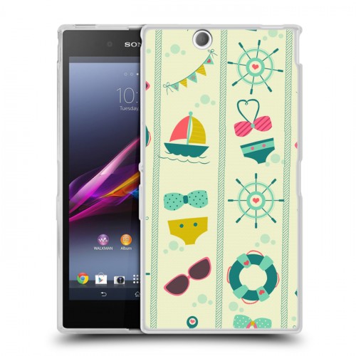 Дизайнерский пластиковый чехол для Sony Xperia Z Ultra  Лето на море