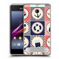 Дизайнерский силиконовый чехол для Sony Xperia E1 Лето на море