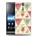 Дизайнерский пластиковый чехол для Sony Xperia S Лето на море