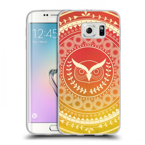 Дизайнерский пластиковый чехол для Samsung Galaxy S6 Edge Олимпийские мандалы