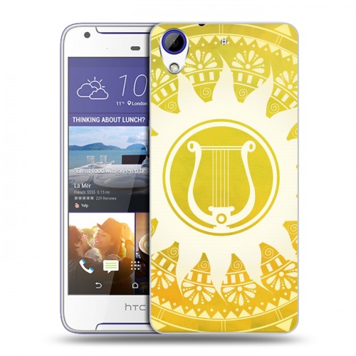 Дизайнерский пластиковый чехол для HTC Desire 830 Олимпийские мандалы