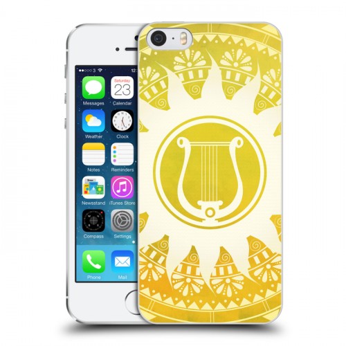 Дизайнерский пластиковый чехол для Iphone 5s Олимпийские мандалы
