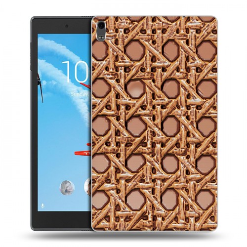 Дизайнерский силиконовый чехол для Lenovo Tab 4 8 Plus Плетеные текстуры