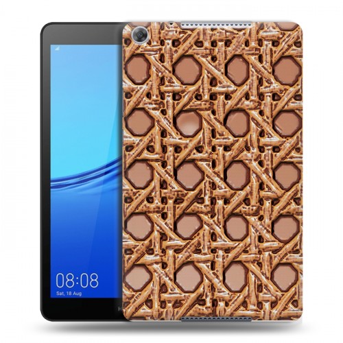 Дизайнерский силиконовый чехол для Huawei MediaPad M5 lite 8 Плетеные текстуры