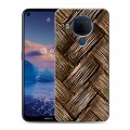 Дизайнерский силиконовый чехол для Nokia 5.4 Плетеные текстуры