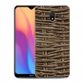 Дизайнерский силиконовый с усиленными углами чехол для Xiaomi RedMi 8A Плетеные текстуры