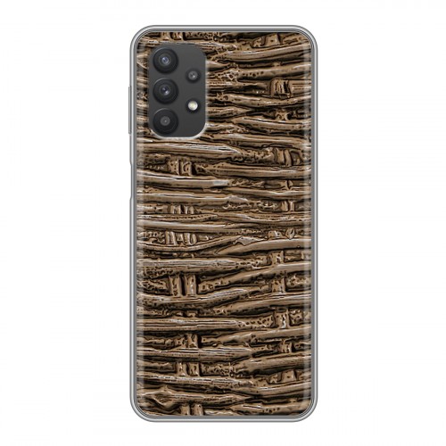 Дизайнерский силиконовый чехол для Samsung Galaxy A32 Плетеные текстуры