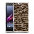 Дизайнерский пластиковый чехол для Sony Xperia Z Ultra  Плетеные текстуры