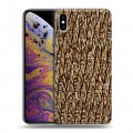 Дизайнерский силиконовый чехол для Iphone Xs Max Плетеные текстуры