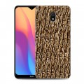 Дизайнерский силиконовый с усиленными углами чехол для Xiaomi RedMi 8A Плетеные текстуры