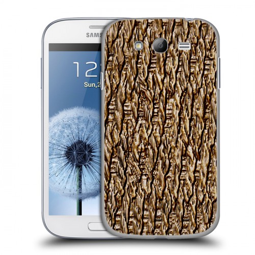 Дизайнерский пластиковый чехол для Samsung Galaxy Grand Плетеные текстуры