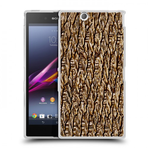 Дизайнерский пластиковый чехол для Sony Xperia Z Ultra  Плетеные текстуры