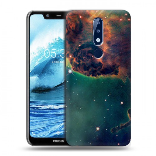 Дизайнерский силиконовый чехол для Nokia 5.1 Plus Тайны космоса