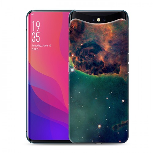 Дизайнерский силиконовый чехол для OPPO Find X Тайны космоса