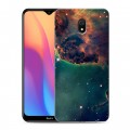 Дизайнерский силиконовый с усиленными углами чехол для Xiaomi RedMi 8A Тайны космоса