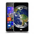 Дизайнерский пластиковый чехол для Microsoft Lumia 540 Тайны космоса