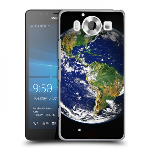 Дизайнерский пластиковый чехол для Microsoft Lumia 950 Тайны космоса