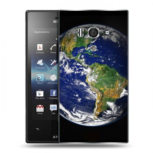 Дизайнерский пластиковый чехол для Sony Xperia acro S Тайны космоса