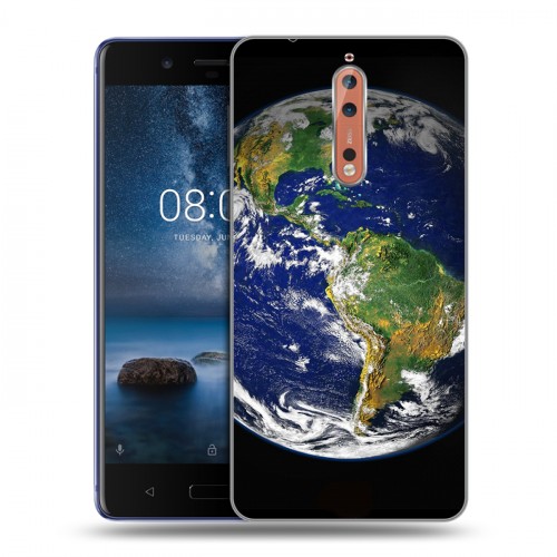 Дизайнерский пластиковый чехол для Nokia 8 Тайны космоса