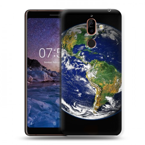 Дизайнерский пластиковый чехол для Nokia 7 Plus Тайны космоса