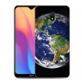 Дизайнерский силиконовый с усиленными углами чехол для Xiaomi RedMi 8A Тайны космоса