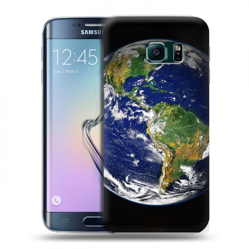 Дизайнерский пластиковый чехол для Samsung Galaxy S6 Edge Тайны космоса