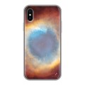 Дизайнерский силиконовый чехол для Iphone x10 Тайны космоса