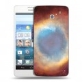 Дизайнерский пластиковый чехол для Huawei Ascend D2 Тайны космоса