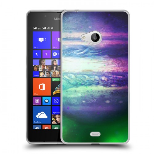 Дизайнерский пластиковый чехол для Microsoft Lumia 540 Тайны космоса