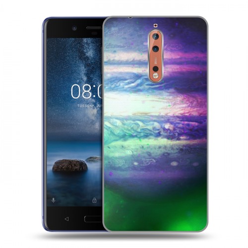 Дизайнерский пластиковый чехол для Nokia 8 Тайны космоса