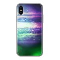 Дизайнерский силиконовый чехол для Iphone x10 Тайны космоса