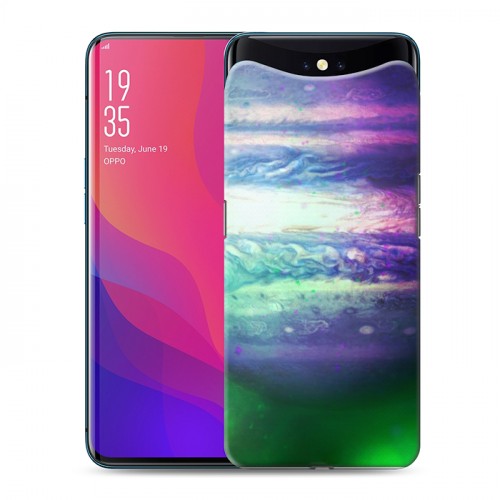 Дизайнерский силиконовый чехол для OPPO Find X Тайны космоса