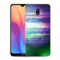 Дизайнерский силиконовый с усиленными углами чехол для Xiaomi RedMi 8A Тайны космоса