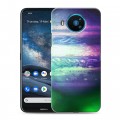 Дизайнерский силиконовый чехол для Nokia 8.3 Тайны космоса