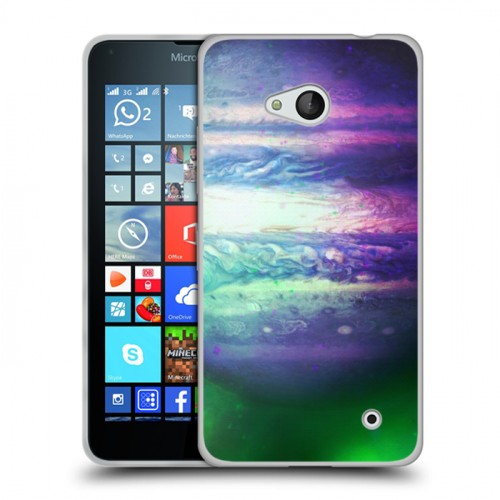 Дизайнерский пластиковый чехол для Microsoft Lumia 640 Тайны космоса