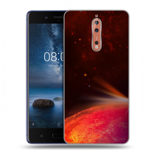 Дизайнерский пластиковый чехол для Nokia 8 Тайны космоса