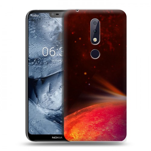 Дизайнерский пластиковый чехол для Nokia 6.1 Plus Тайны космоса