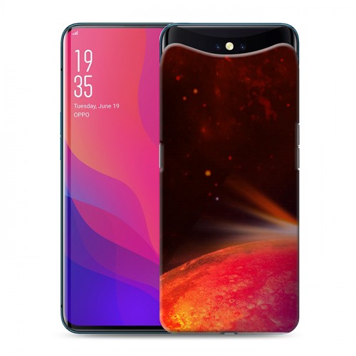 Дизайнерский силиконовый чехол для OPPO Find X Тайны космоса