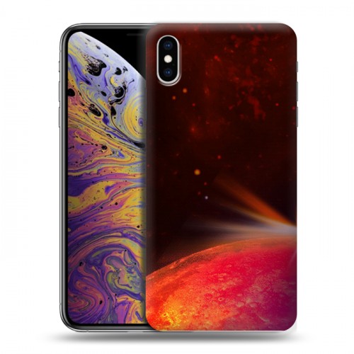 Дизайнерский силиконовый чехол для Iphone Xs Max Тайны космоса