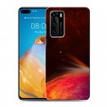 Дизайнерский силиконовый с усиленными углами чехол для Huawei P40 Тайны космоса