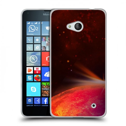 Дизайнерский пластиковый чехол для Microsoft Lumia 640 Тайны космоса