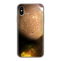 Дизайнерский силиконовый чехол для Iphone x10 Тайны космоса