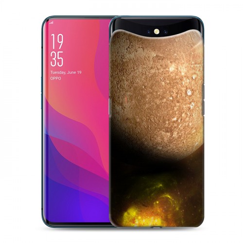 Дизайнерский силиконовый чехол для OPPO Find X Тайны космоса