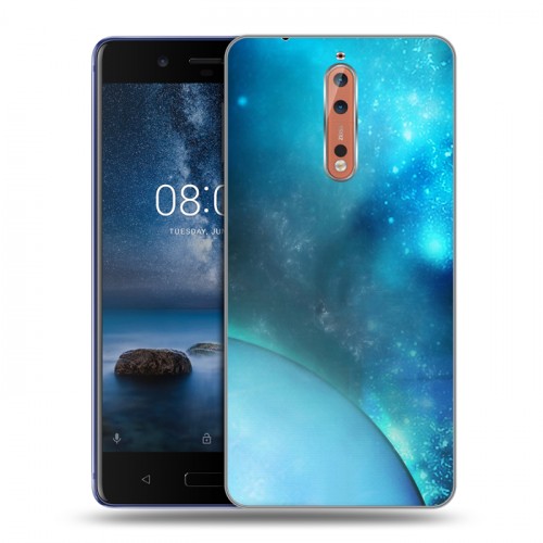 Дизайнерский пластиковый чехол для Nokia 8 Тайны космоса