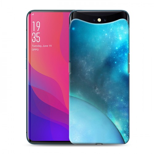 Дизайнерский силиконовый чехол для OPPO Find X Тайны космоса