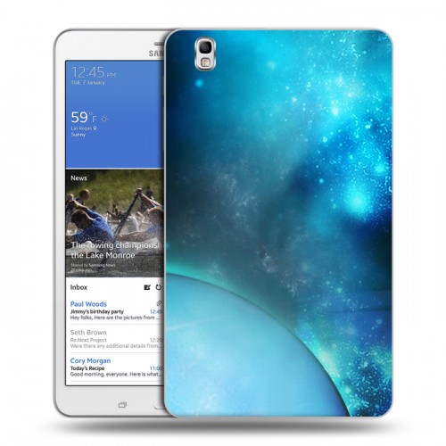Дизайнерский силиконовый чехол для Samsung Galaxy Tab Pro 8.4 Тайны космоса