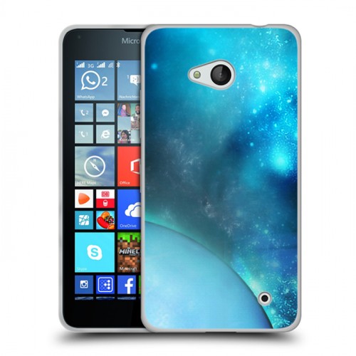 Дизайнерский пластиковый чехол для Microsoft Lumia 640 Тайны космоса